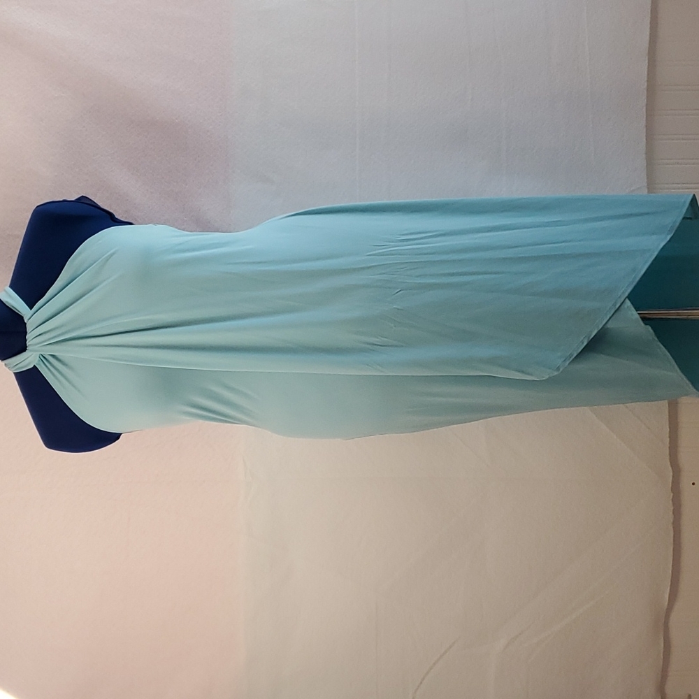 Aqua / Turquoise / Teal Halter Dress